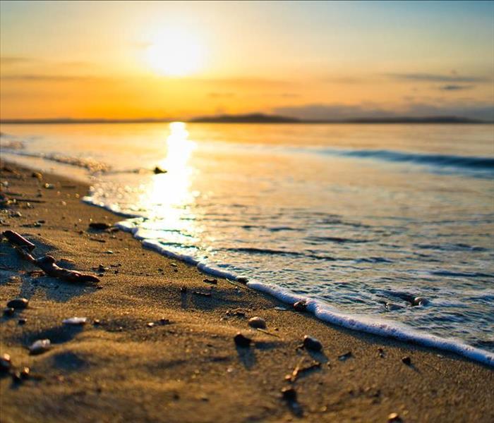 alki beach at sunset